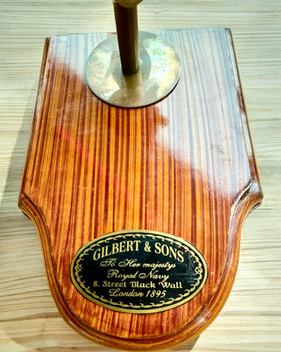 Lente d'ingrandimento artigianale "Royal Magnifier" con base e supporto regolabile - possibilità di personalizzazione con incisione per regalo