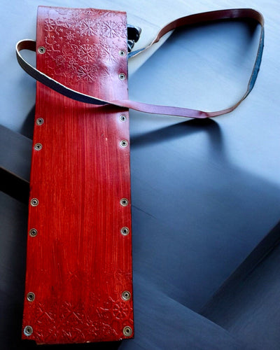 Custodia in pelle, copertura per bastoni da passeggio - possibilità di personalizzazione con incisione per regalo