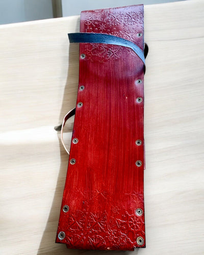 Custodia in pelle, copertura per bastoni da passeggio - possibilità di personalizzazione con incisione per regalo