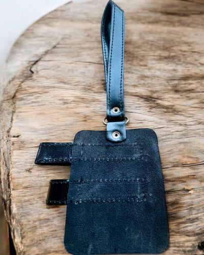 Custodia Pantera Nera per Bastone con Opzione di Incisione - Realizzata a Mano in Pelle Naturale