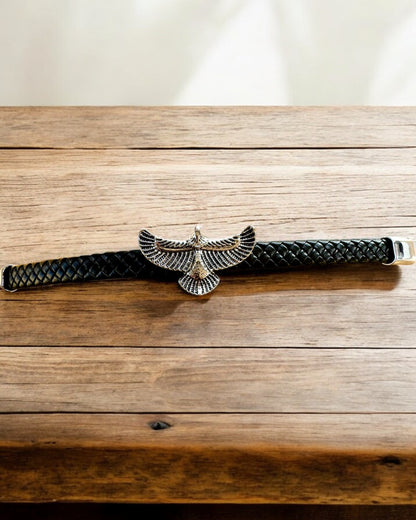 Bracciale da Uomo "SkyRider" – Stile in Pelle con Carattere - possibilità di personalizzazione con incisione