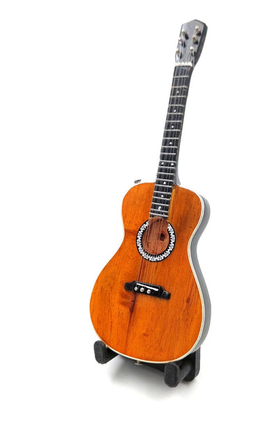 Mini chitarra classica 15 cm in stile Paco de Lucia con possibilità di incisione personalizzata