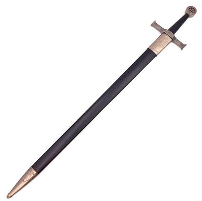 Spada da cavaliere in acciaio 84 cm con fodero - Replica SW-114 con possibilità di personalizzazione con incisione