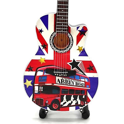 Mini chitarra da collezione The Beatles