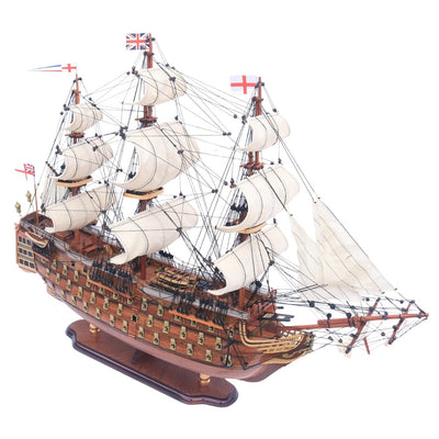 Grande modello esclusivo del veliero HMS Prince da 94 cm con possibilità di personalizzazione tramite incisione