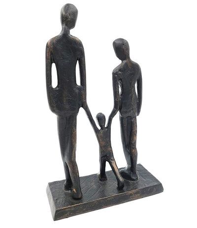Famiglia con bambino, statuetta decorativa DI-FIG-022
