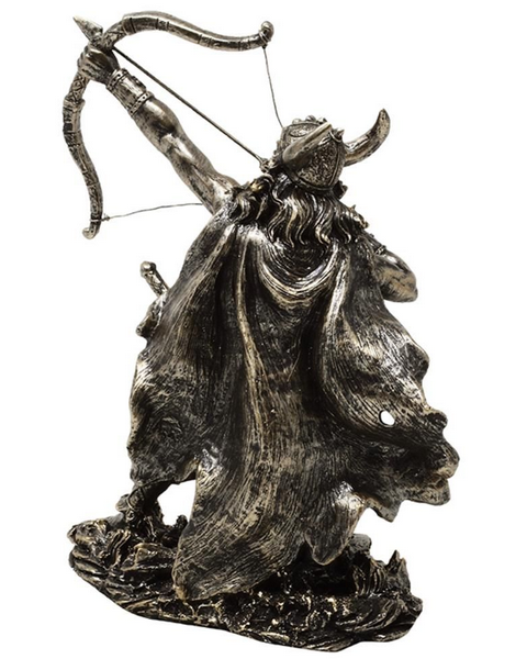 Figura decorativa Vichingo MC-23142 con possibilità di personalizzazione con incisione, altezza 19,5 cm, polyresina, ideale come regalo