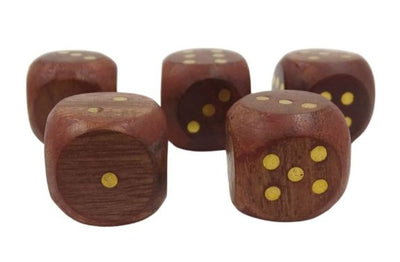Dadi da gioco in legno in barilotto con incisione – Regalo personalizzato in acacia, altezza 7 cm, diametro 8 cm, per persone sopra i 14 anni
