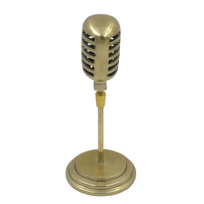 Statuetta microfono rétro - 92715B