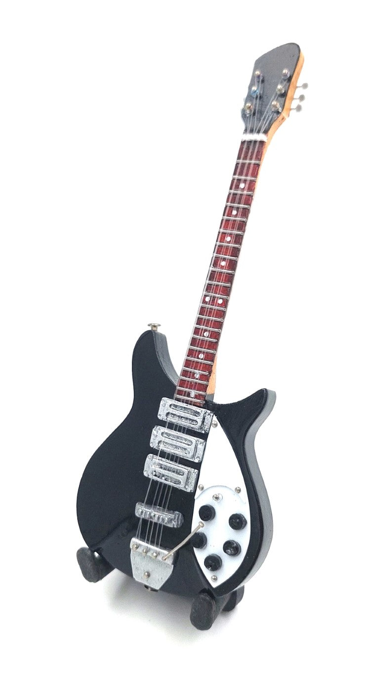Mini chitarra 15 cm in stile J. Lennon con possibilità di personalizzazione con incisione