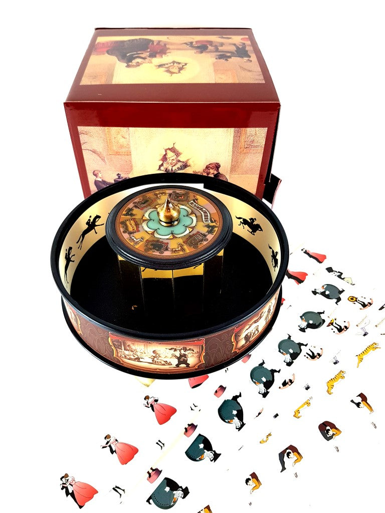 Prassinoscopio Miniatura Cinema del XIX Secolo con Personalizzazione Incisa