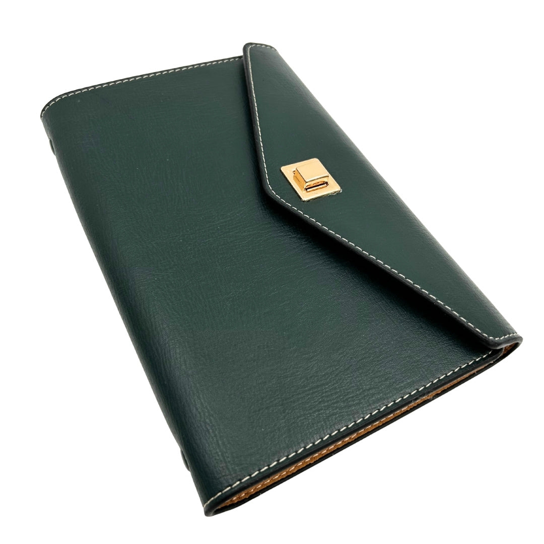 Elegante Set Regalo con Incisione Personalizzata - Taccuino in Pelle A6 con Penna di Alta Qualità in Scatola Regalo di Lusso