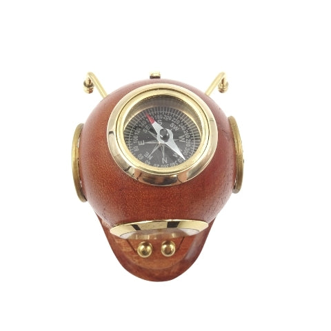 Piccolo Elmo da Sub Retrò con Orologio e Personalizzazione