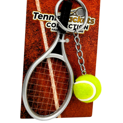 Portachiavi Sportivo Racchetta da Tennis con Possibilità di Incisione