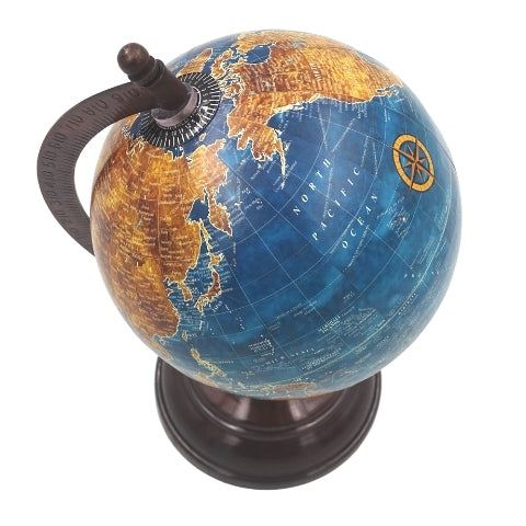 Globo Decorativo Blue Ocean con Incisione Personalizzata