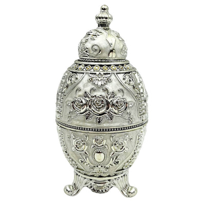 Uovo Fabergé Argento Apribile con Possibilità di Incisione