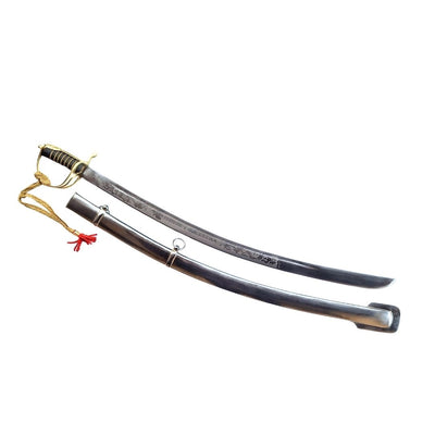Replica della sciabola di cavalleria «Radziwiłłówka» del 1917 con la scritta «Onore e Patria» – incisione personalizzata, regalo elegante, acciaio non temprato, lunghezza 91 cm