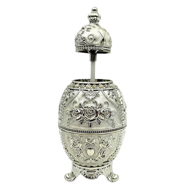 Uovo Fabergé Argento Apribile con Possibilità di Incisione