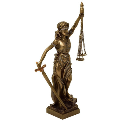 Statuetta Temi dea della giustizia 20 cm con possibilità di personalizzazione tramite incisione