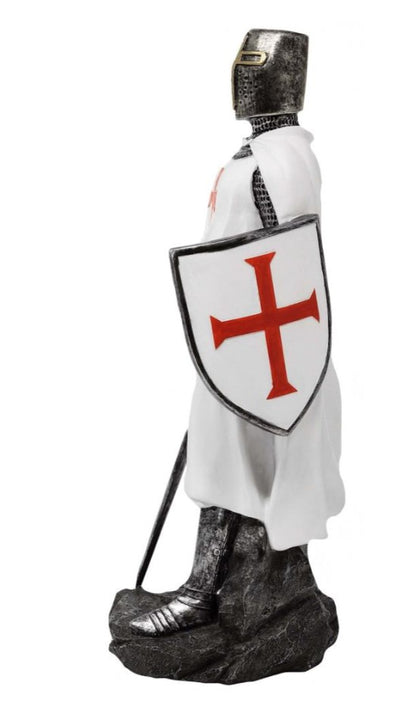 Cavaliere Templare – Statuetta decorativa 30 cm con possibilità di personalizzazione con incisione