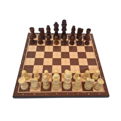 Scacchi classici in legno 27 x 27 cm con incisione personalizzata