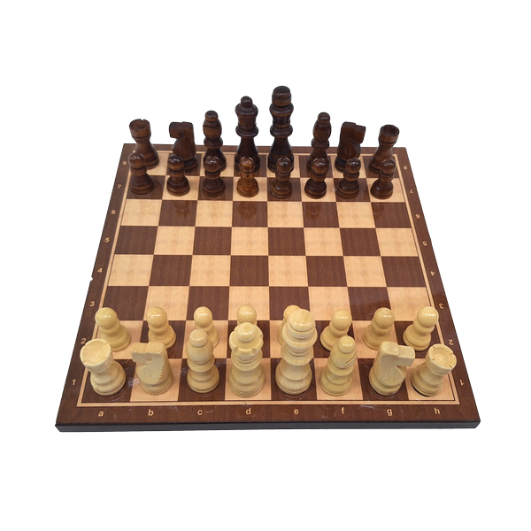 Scacchi classici in legno 27 x 27 cm con incisione personalizzata