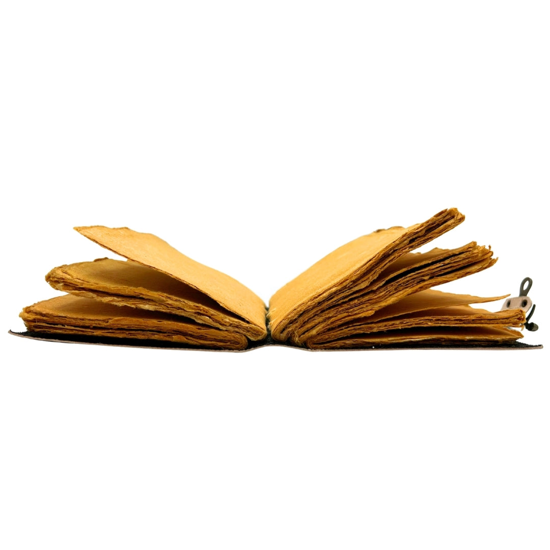 Taccuino in Pelle Retrò Marina 200 pagine con possibilità di personalizzazione tramite incisione, ideale come regalo per artisti e viaggiatori, realizzato in pelle naturale di capra, colore vintage, dimensioni 18 x 13 cm