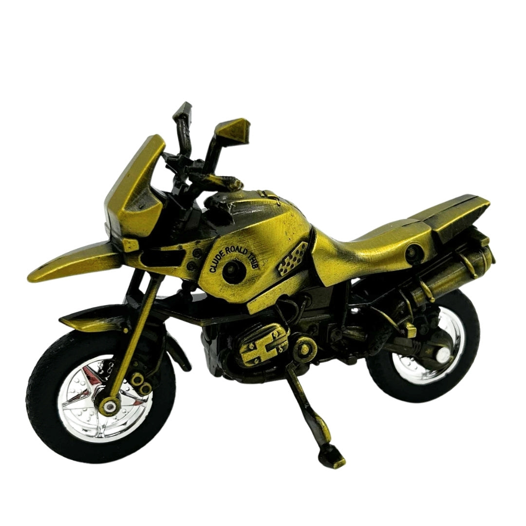 Modello di Motociclo in Metallo HJ1 di Colore Verde Scuro con Possibilità di Incisione Personalizzata