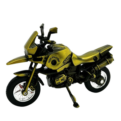Modello di Motociclo in Metallo HJ1 di Colore Verde Scuro con Possibilità di Incisione Personalizzata