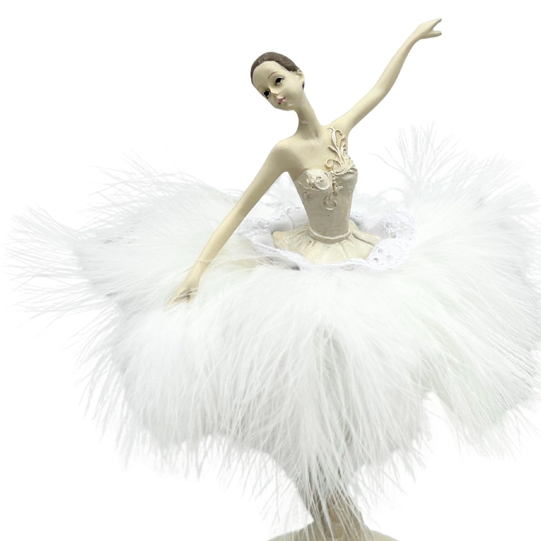 Carillon ballerina Regina delle Nevi mobile 23,5 cm con incisione