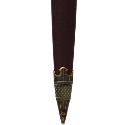 Pugnale dei Templari in Fodero Decorativo con Incisione – Replica in Acciaio Inossidabile, 40 cm