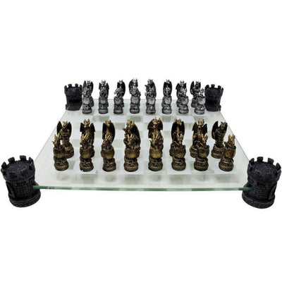 Scacchi Fantasy Drago con incisione personalizzata