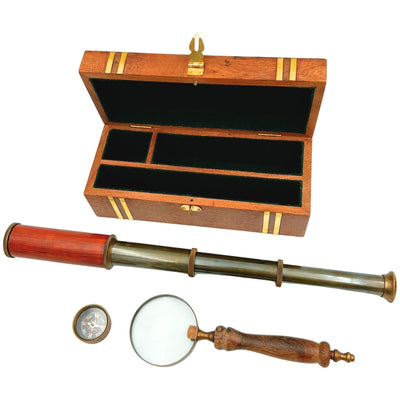 Set regalo esclusivo retrò con incisione
