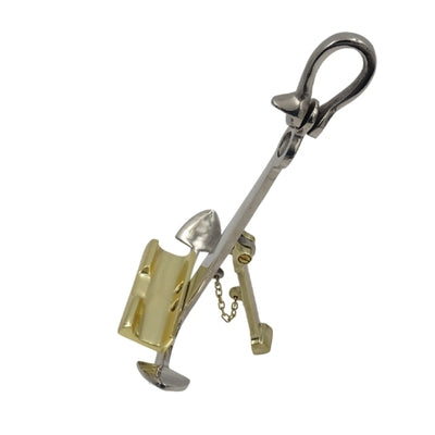 Supporto per Smartphone Ancora MT201 con Finitura in Metallo, Possibilità di Incisione Personalizzata, Regalo Ideale per Velisti, Altezza 25 cm, Larghezza 16 cm