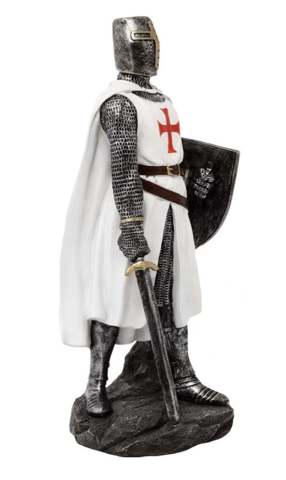 Cavaliere Templare – Statuetta decorativa 30 cm con possibilità di personalizzazione con incisione