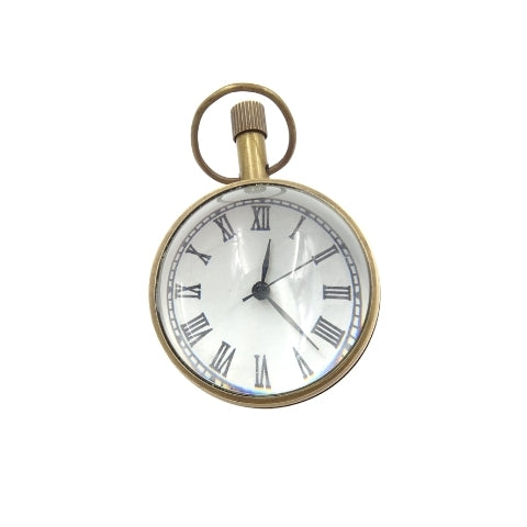 Orologio in miniatura in ottone CLK-0569 con incisione personalizzata