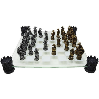 Scacchi Fantasy Drago con incisione personalizzata