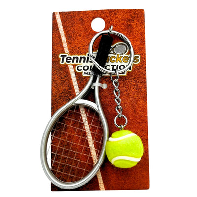 Portachiavi Sportivo Racchetta da Tennis con Possibilità di Incisione