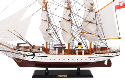 Modello di veliero Dar Pomorza 80cm - DARPOM80