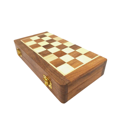 Scacchi magnetici in legno 25x25 cm con possibilità di incisione personalizzata