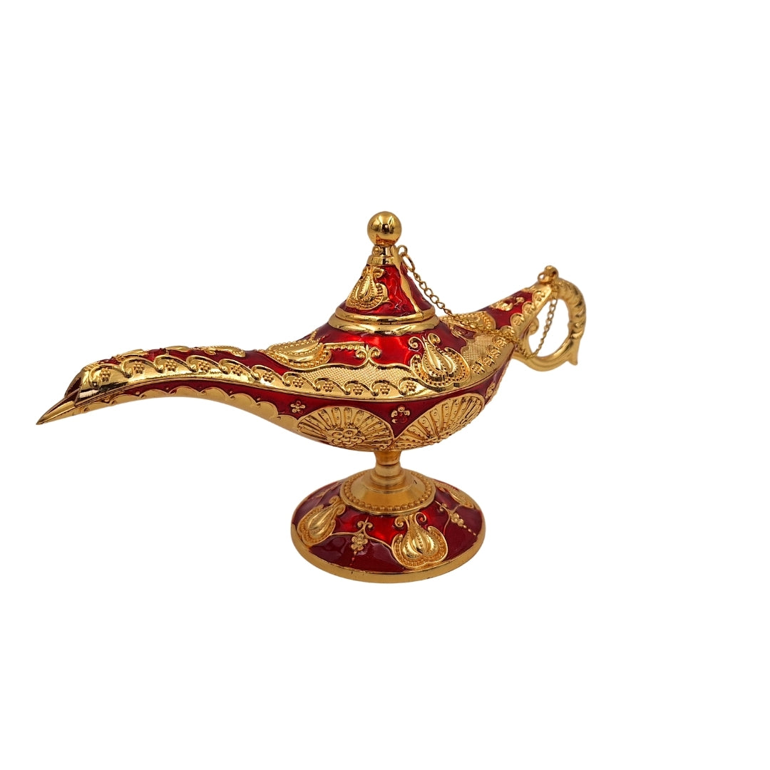Lampada di Aladino LAR con splendide decorazioni dorate, 22 x 7 x 11 cm