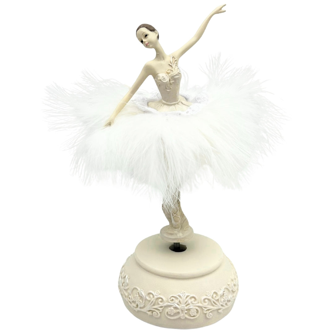 Carillon ballerina Regina delle Nevi mobile 23,5 cm con incisione