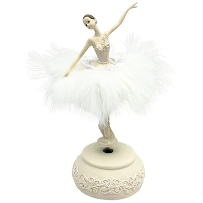 Carillon ballerina Regina delle Nevi mobile 23,5 cm con incisione
