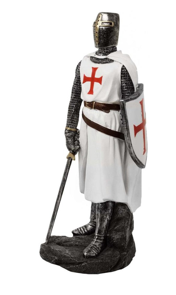 Cavaliere Templare – Statuetta decorativa 30 cm con possibilità di personalizzazione con incisione