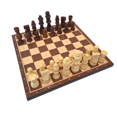 Scacchi classici in legno 27 x 27 cm con incisione personalizzata