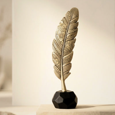 Penna decorativa dorata 30,7 cm con possibilità di incisione