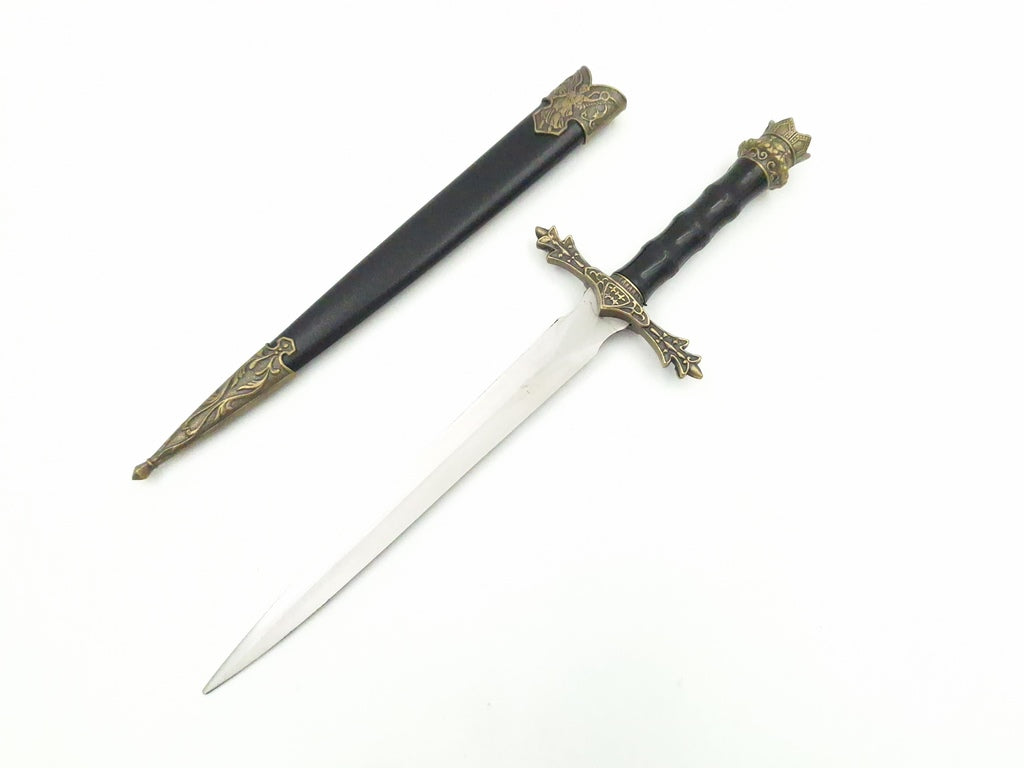 Pugnale Cavalleresco 34 cm Replica Decorativa con Possibilità di Incisione