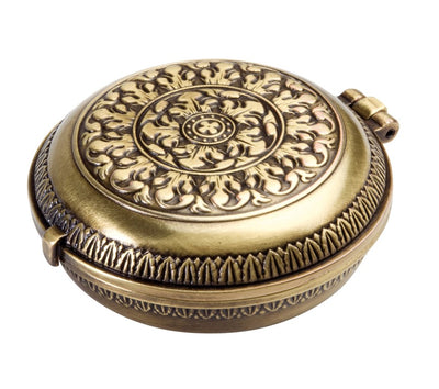 Bussola in Ottone Urania Propitia con Orologio Solare