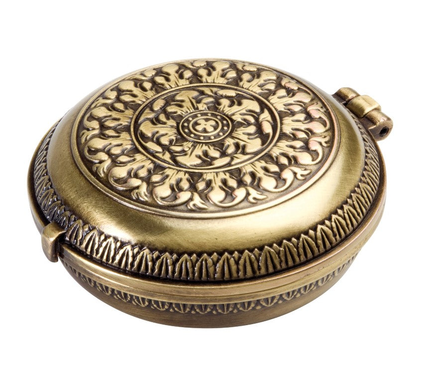Bussola in Ottone Urania Propitia con Orologio Solare