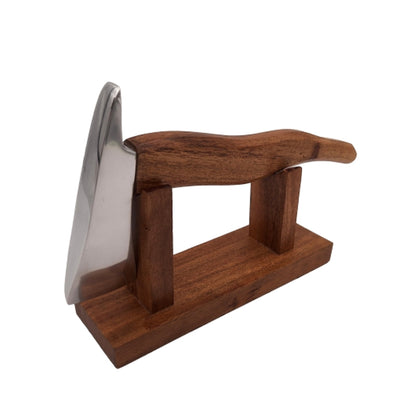 Ascia da pompiere con incisione - regalo in metallo e legno per pompiere, altezza 17,5 cm, argento-bronzo, regalo personalizzato per ogni occasione